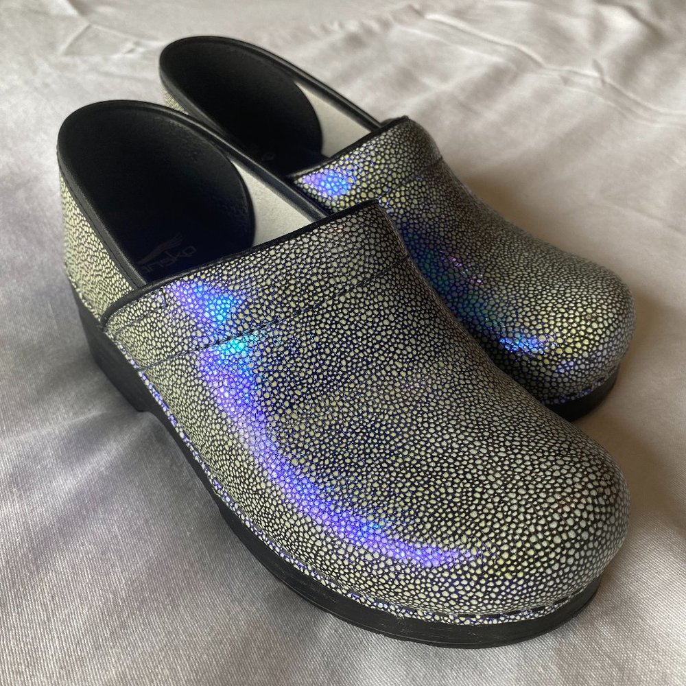 Dansko Professional Clogs Women's Shagreen Iridescent Limited Edition